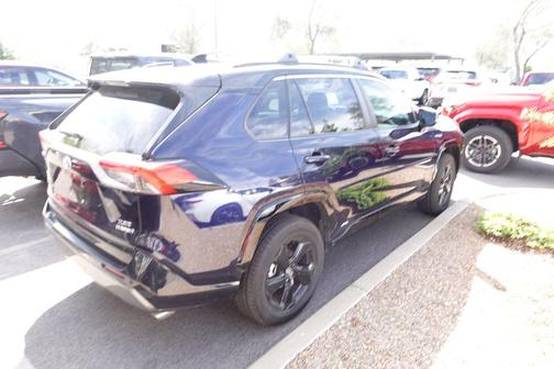 Blue Print w/Midnight Black Roof 2020 Toyota RAV4 Hybrid SE