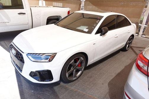 Ibis White 2023 Audi A4 45 S line Premium Plus