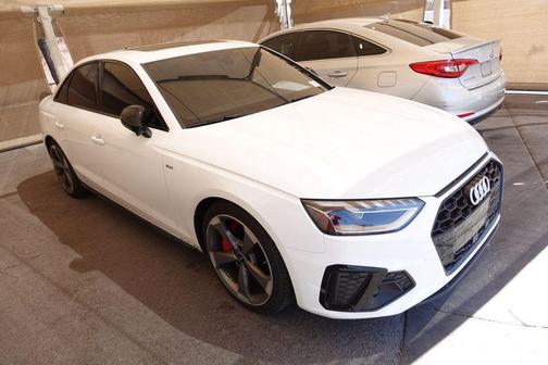Ibis White 2023 Audi A4 45 S line Premium Plus