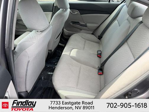 Gray 2015 Honda Civic LX