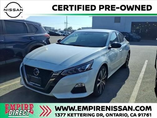 White 2022 Nissan Altima 2.5 SR