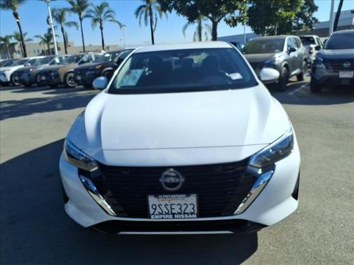 Cloud White 2025 Nissan Sentra S