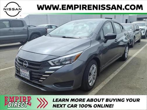 Gun Metallic 2025 Nissan Versa 1.6 S