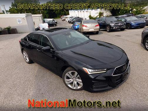 Black 2022 Acura TLX Technology
