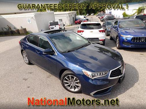 Black 2020 Acura TLX Technology