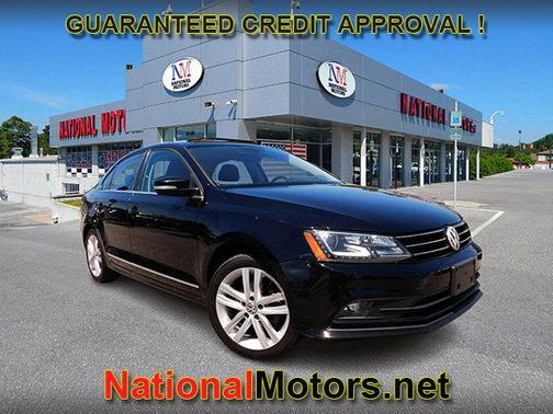 Black 2017 Volkswagen Jetta 1.8T SEL