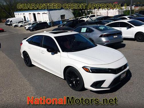 White 2023 Honda Civic Si Base