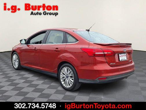 Orange 2018 Ford Focus Titanium