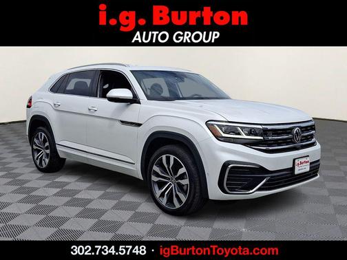 Opal White Pearl 2023 Volkswagen Atlas Cross Sport 3.6L V6 SEL Premium R-Line