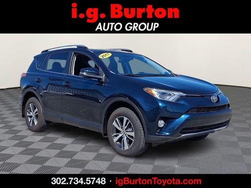 Galactic Aqua Mica 2017 Toyota RAV4 XLE