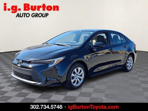 Black 2026 Toyota Corolla Hybrid LE