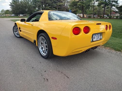 Yellow 2003 Chevrolet Corvette Z06