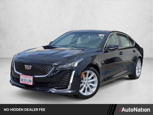 Dark Moon Blue Metallic 2021 Cadillac CT5 Luxury RWD