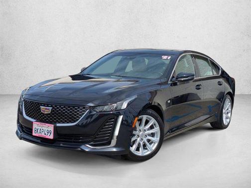 Dark Moon Blue Metallic 2021 Cadillac CT5 Luxury RWD
