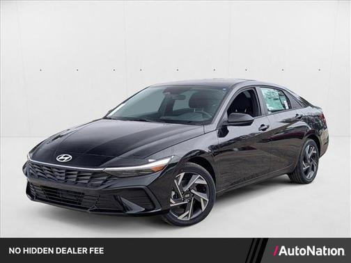 Abyss Black 2025 Hyundai ELANTRA HEV SEL Sport