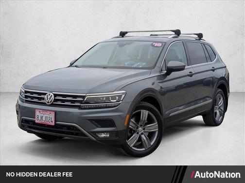 Platinum Gray Meta 2018 Volkswagen Tiguan 2.0T SEL