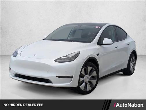 White 2021 Tesla Model Y Long Range Dual Motor All-Wheel Drive