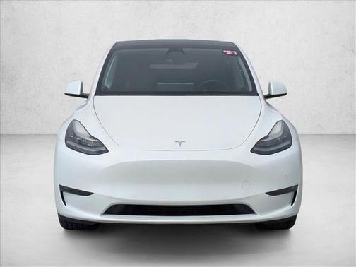 White 2021 Tesla Model Y Long Range Dual Motor All-Wheel Drive