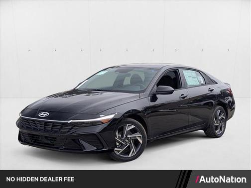 Abyss Black 2025 Hyundai ELANTRA HEV SEL Sport