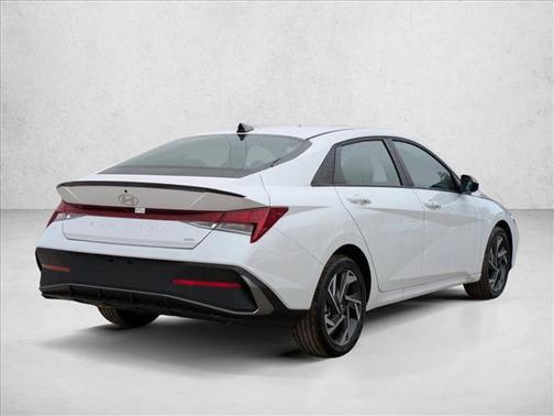 Serenity White 2025 Hyundai ELANTRA HEV SEL Sport