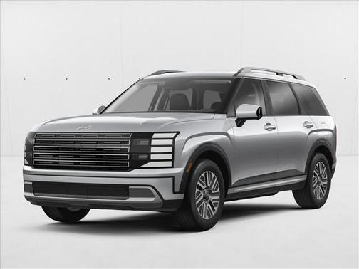 Typhoon Silver Metallic 2026 Hyundai Palisade Hybrid Blue SEL Premium 7P