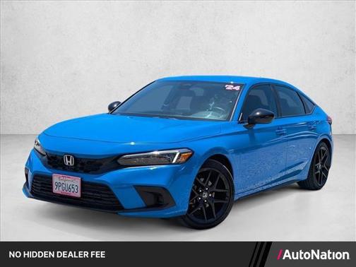 Boost Blue Pearl 2024 Honda Civic Sport