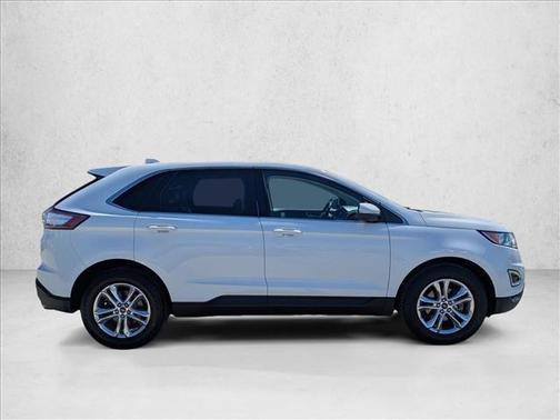 White Platinum Metal 2018 Ford Edge SEL