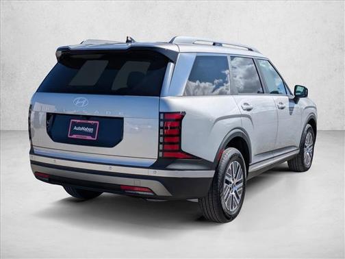 Typhoon Silver Metallic 2026 Hyundai Palisade Hybrid Blue SEL 7P