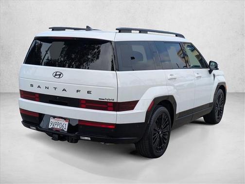 Serenity White 2025 Hyundai SANTA FE HEV Calligraphy