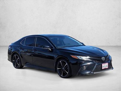 Midnight Black Metallic 2019 Toyota Camry XSE