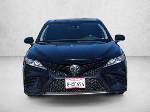 Midnight Black Metallic 2019 Toyota Camry XSE