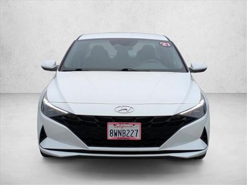 Quartz White 2021 Hyundai ELANTRA SEL