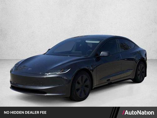 Stealth Grey 2025 Tesla Model 3 Long Range