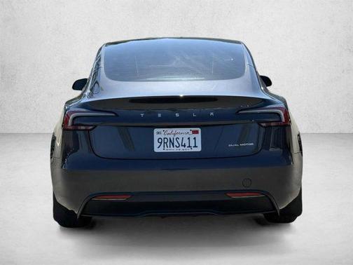 Stealth Grey 2025 Tesla Model 3 Long Range