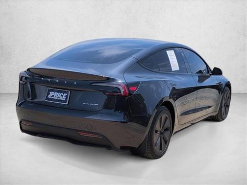 Stealth Grey 2025 Tesla Model 3 Long Range