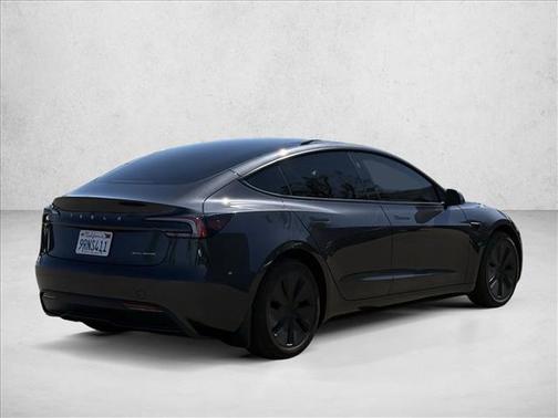 Stealth Grey 2025 Tesla Model 3 Long Range