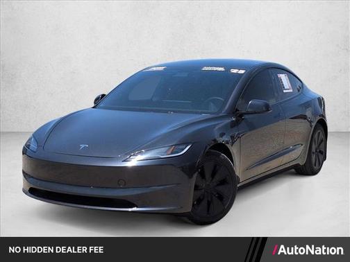 Stealth Grey 2025 Tesla Model 3 Long Range