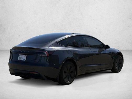 Stealth Grey 2025 Tesla Model 3 Long Range