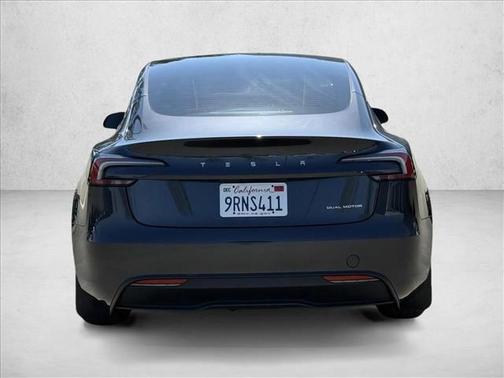 Stealth Grey 2025 Tesla Model 3 Long Range
