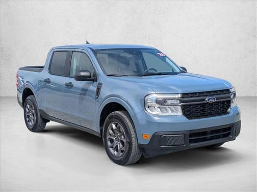 Azure Gray Metallic Tri-Coat 2024 Ford Maverick XLT