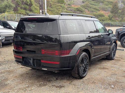 Phantom Black 2025 Hyundai SANTA FE HEV Calligraphy