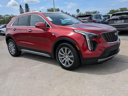 Radiant Red Tintcoat 2023 Cadillac XT4 Premium Luxury