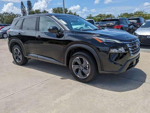 Super Black 2025 Nissan Rogue SV