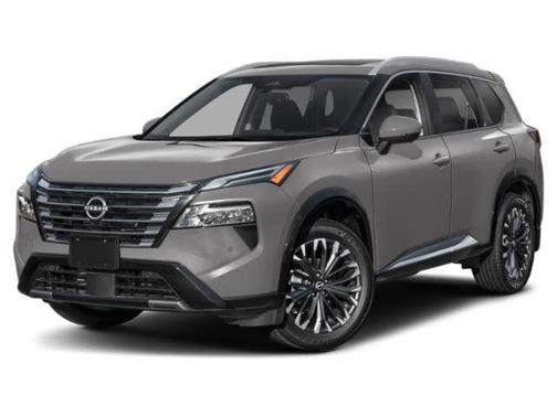Champagne Silver Metallic/Super Black 2026 Nissan Rogue Platinum