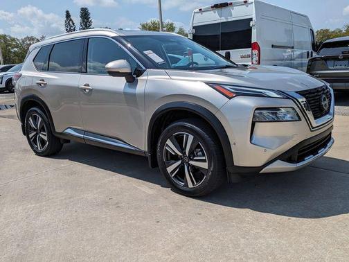 Champagne Silver Metallic 2023 Nissan Rogue Platinum
