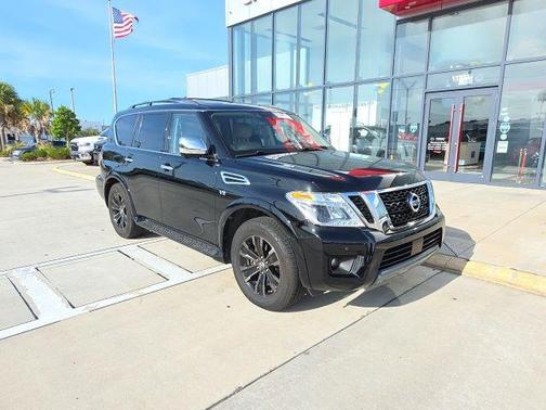 Super Black 2019 Nissan Armada Platinum