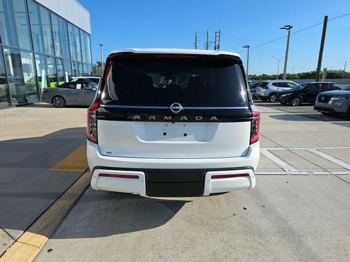 Aspen White Tricoat 2026 Nissan Armada SV