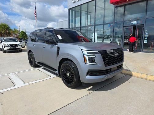 Gun Metallic/Super Black 2025 Nissan Armada Platinum Reserve 2WD