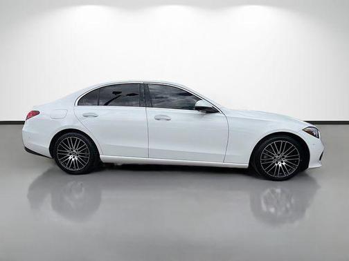 Polar White 2023 Mercedes-Benz C-Class Sedan