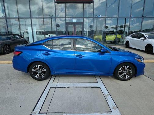 Electric Blue Metallic 2022 Nissan Sentra SV
